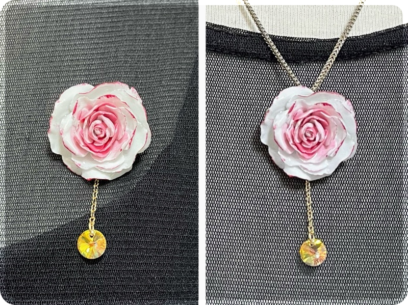 パンフラワー粘土(スワロフスキー)