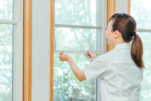 鴻巣の個室サロンの定期的な換気
